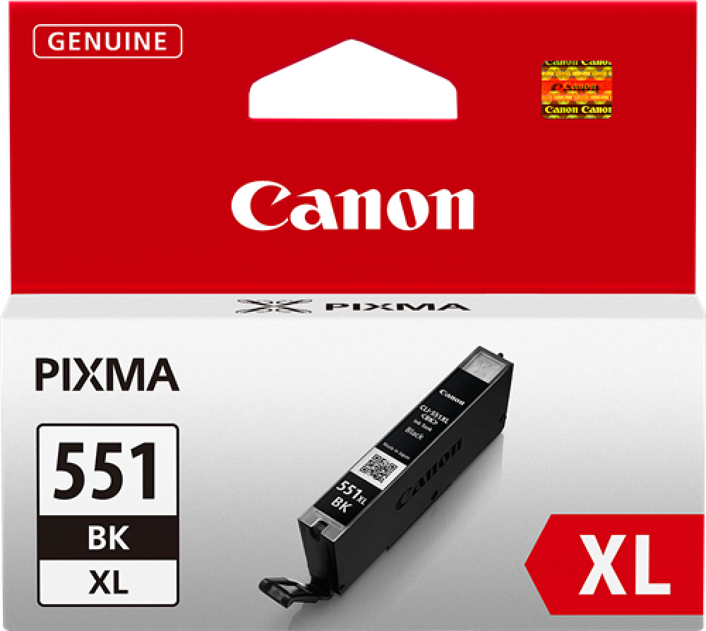 Canon Tintenpatrone CLI-551BK XL Schwarz 6443B001