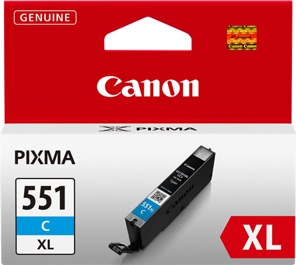 Canon Tintenpatrone CLI-551C XL Cyan 6444B001